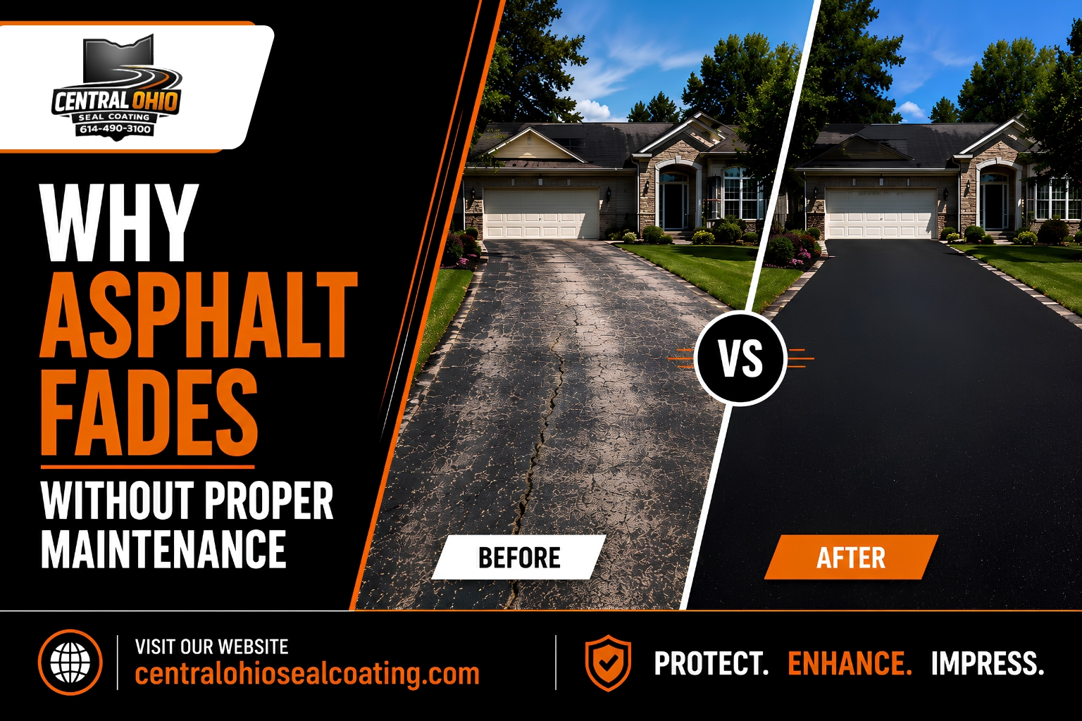 Why Asphalt Fades Without Proper Maintenance
