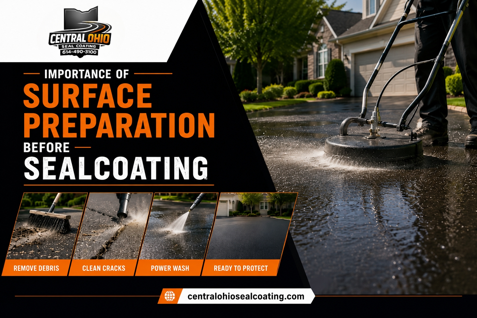 Importance of Surface Preparation Before Sealcoating