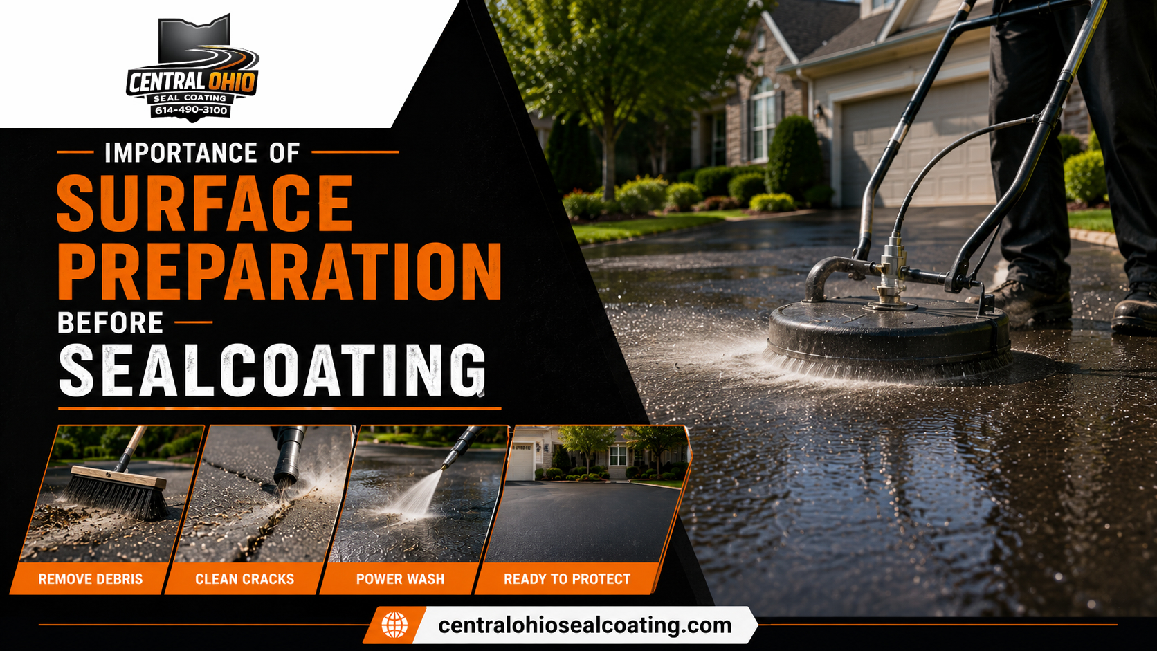Importance of Surface Preparation Before Sealcoating