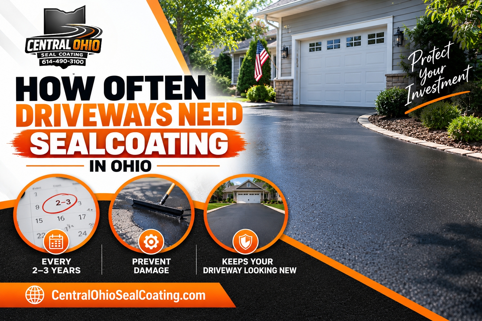 How Often Driveways Need Sealcoating in Ohio