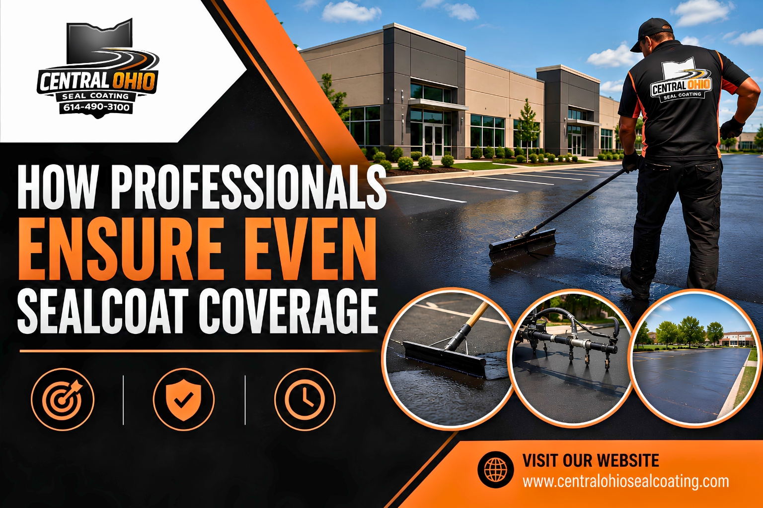 How Professionals Ensure Even Sealcoat Coverage