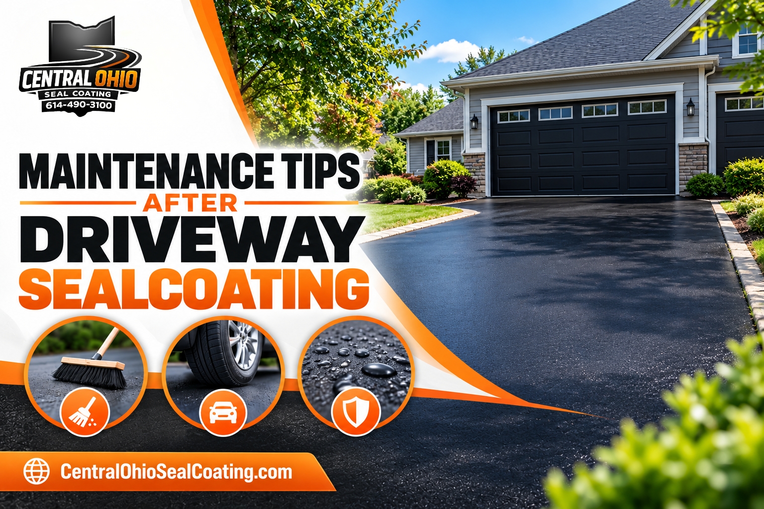 Maintenance Tips After Driveway Sealcoating