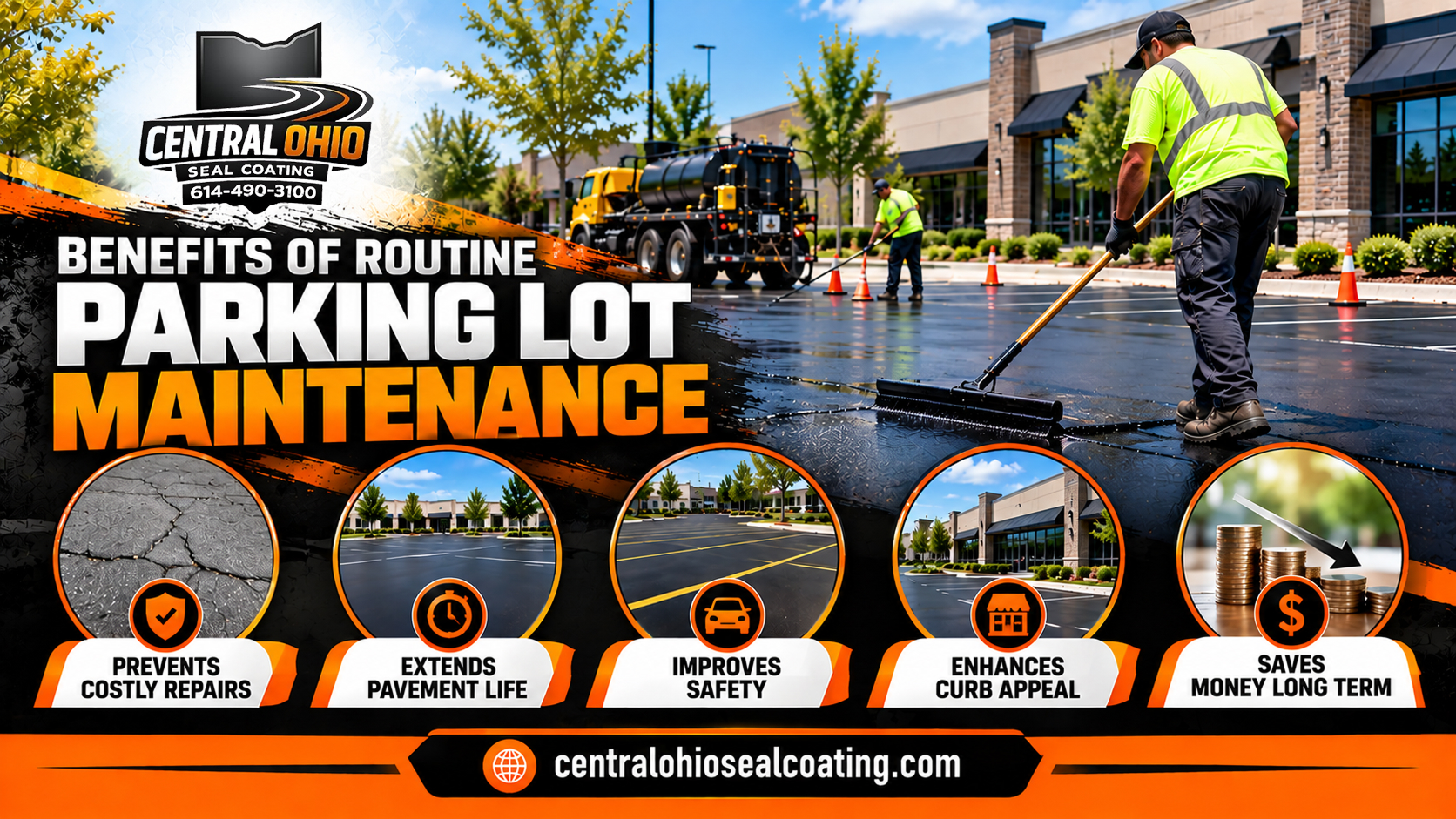 Benefits of Routine Parking Lot Maintenance
