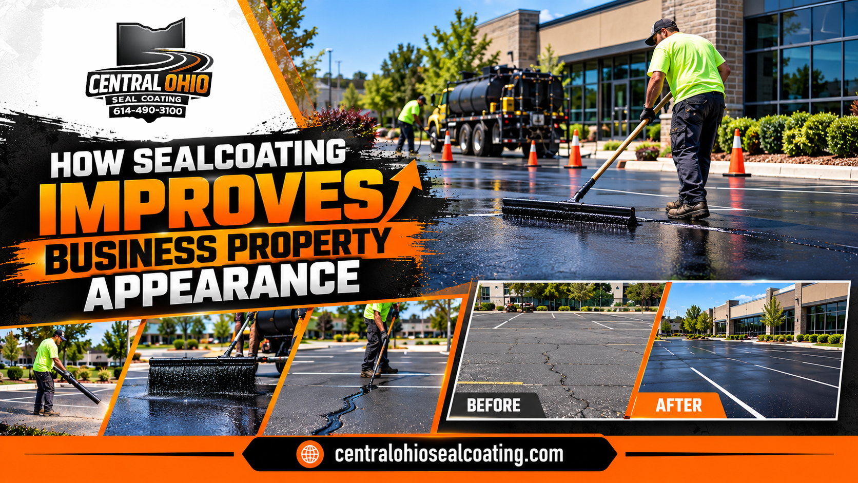 How Sealcoating Improves Business Property Appearance